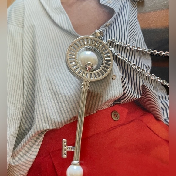 New - pearl and stone necklace - Picture 5 of 5